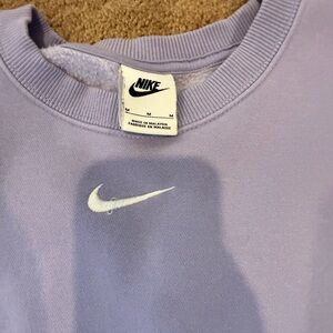 Nike Light Purple Crewneck with White Logo